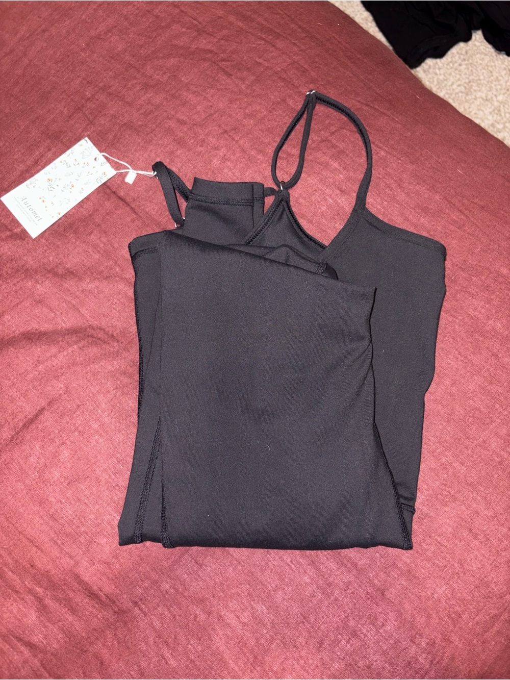 Women’s Black Strappy Legging Jumpsuit